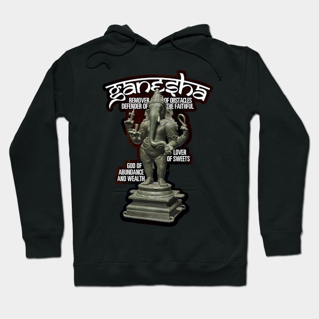 Ganesha Remover of Obstacles Hoodie by LaughingCoyote